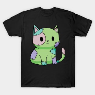 Frankenkitten Cat Halloween T-Shirt